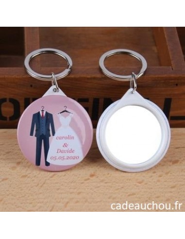 Porte-clés personnalisés Miroir 50Pcs acheter