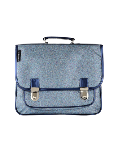 Cartable Moyen Paillettes Bleu Marine (CP/CE1/CE2) livraison gratuite