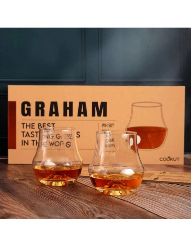 Coffret 2 verres à whisky Graham soldes